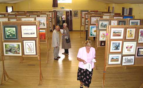 2004 Art Exhibition from the stage